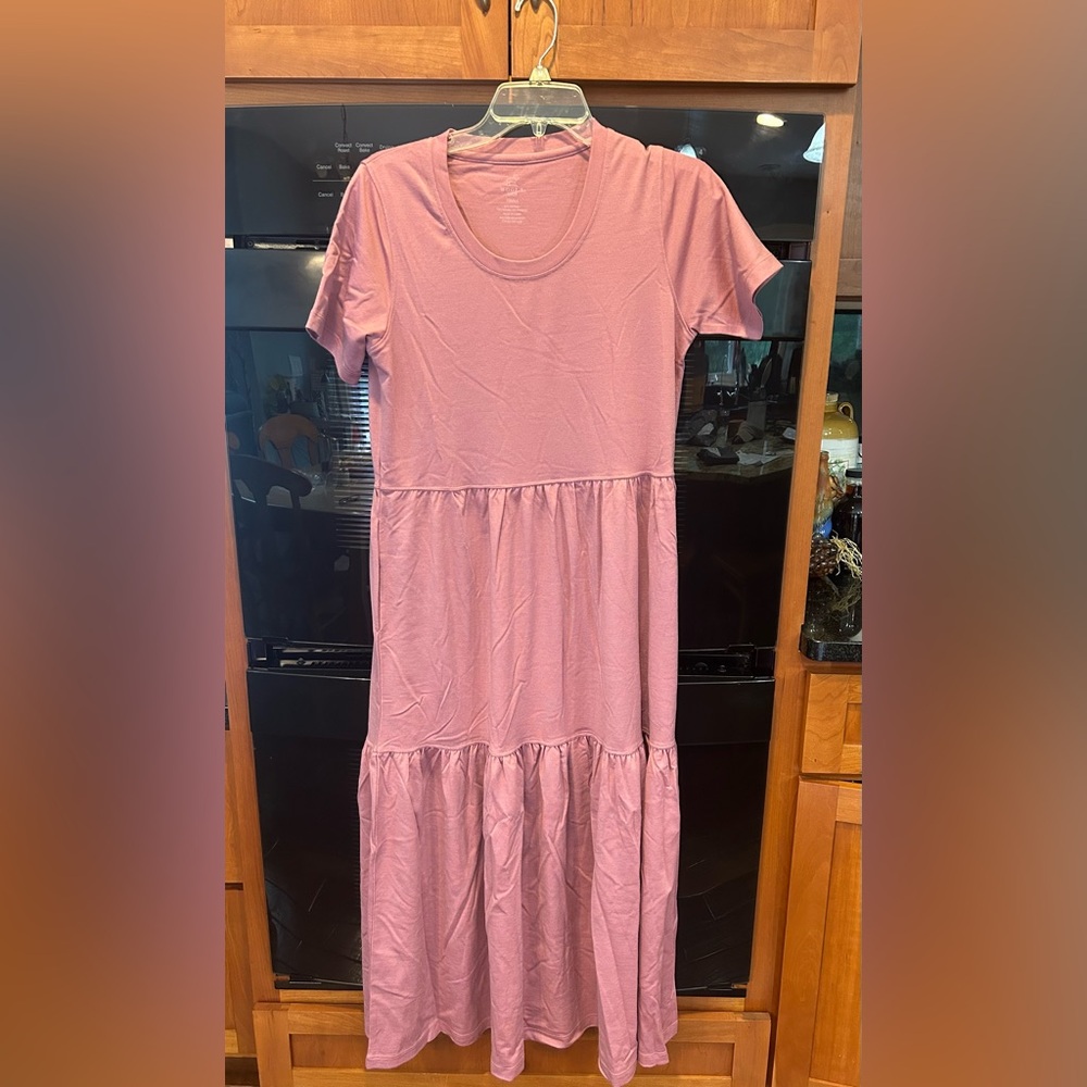 Woolx Lucia Maxi Dress - Mesa Rose Small